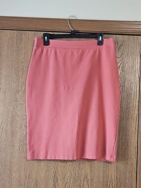 Liz Claiborne Coral/Mauve Pencil Skirt